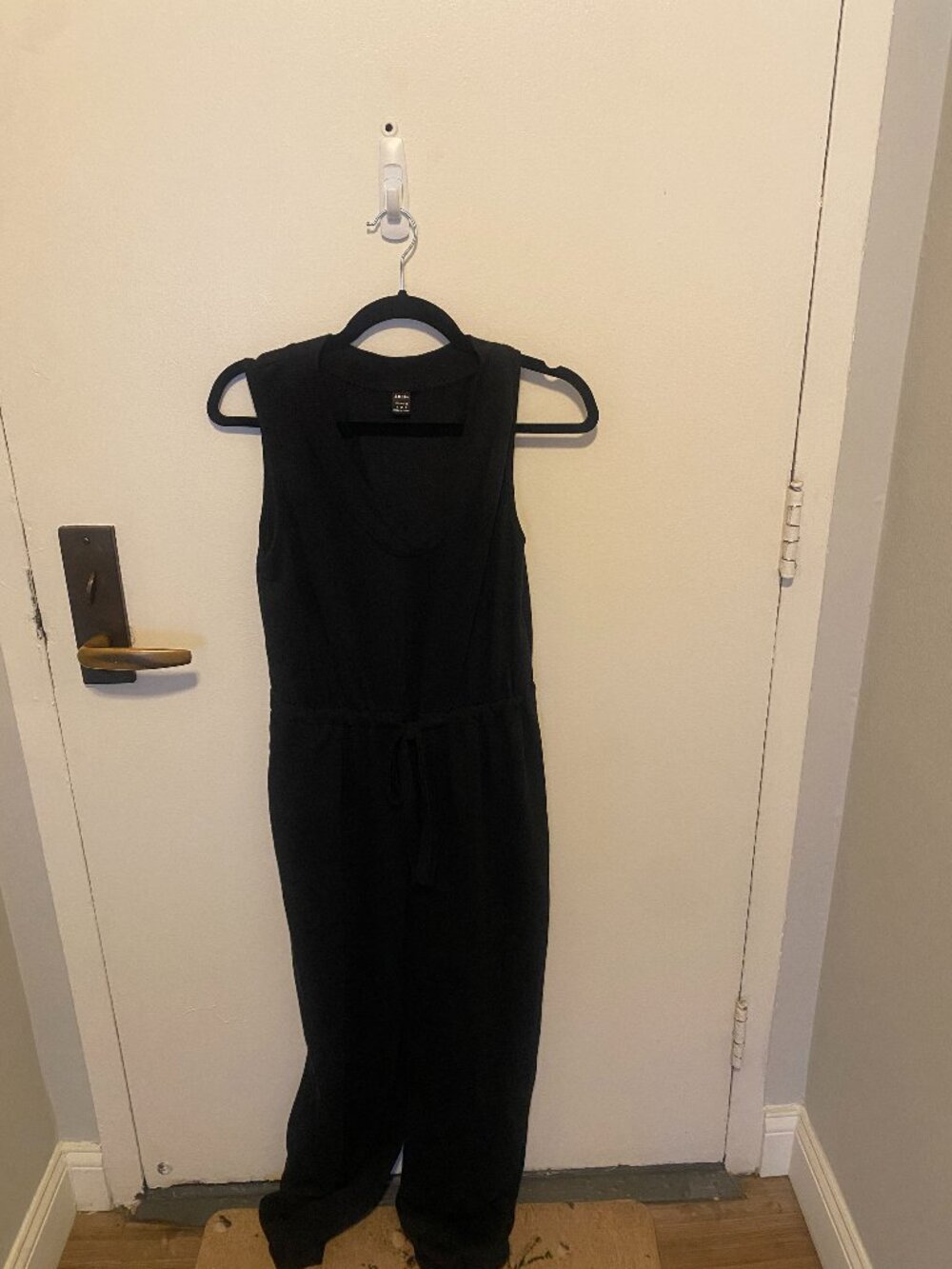 SHEIN Black Sleeveless Jumpsuit Casual One Piece